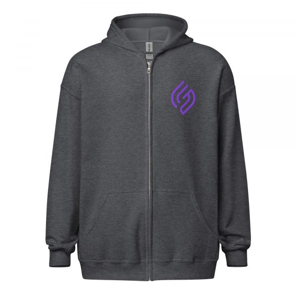 LoneGonzo "LG" Unisex heavy blend zip hoodie - Image 9