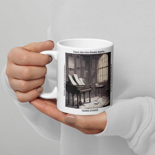 Tears Staved - White glossy haiku mug